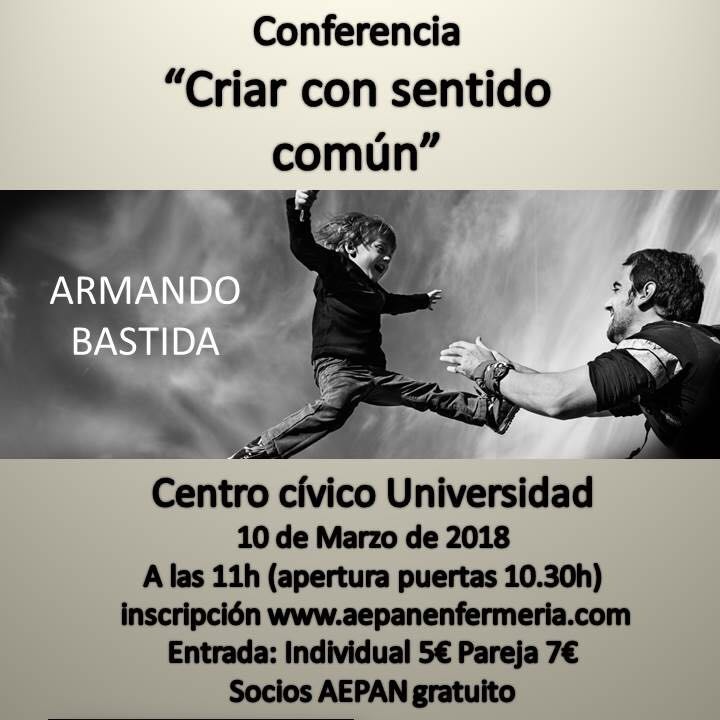 Conferencia Armando Bastida «Criar con sentido común»