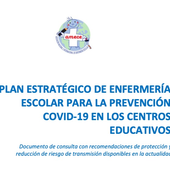 Plan estratégico de Enfermería Escolar para la preveción Covid-19 en centros educativos