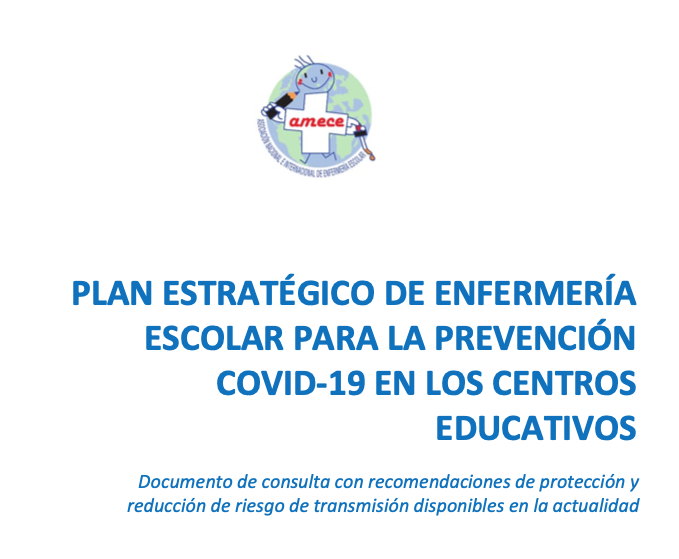 Plan estratégico de Enfermería Escolar para la preveción Covid-19 en centros educativos