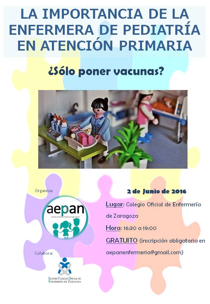 Sesión Atención Primaria AEPAN: Importancia de la Enfermera Pediátrica en AP ¿Sólo poner vacunas?