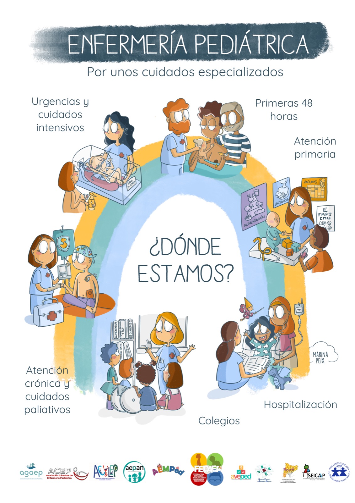 Campaña nacional de visibilidad de la enfermería pediátrica
