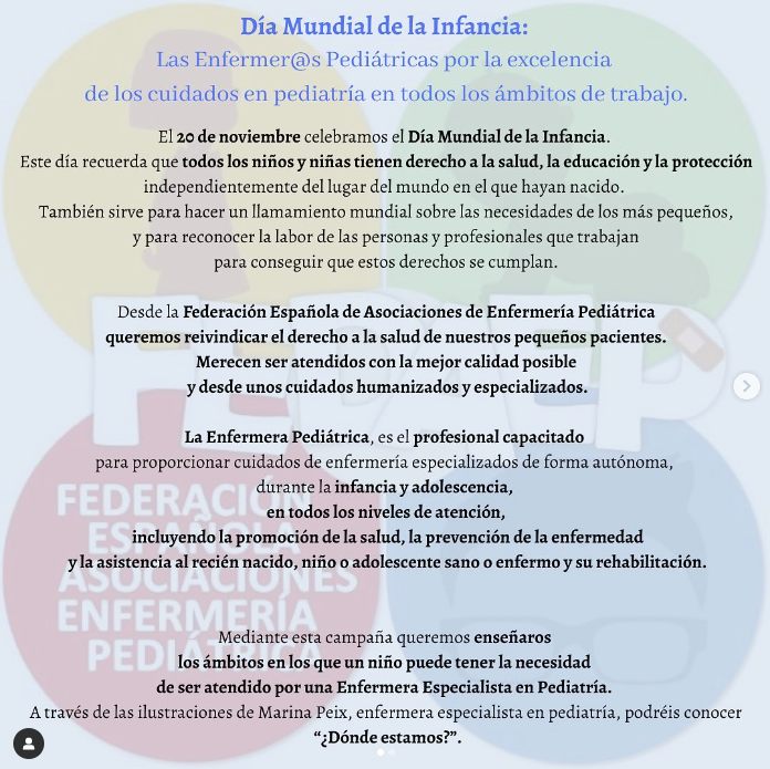 Campaña nacional de visibilidad de la enfermería pediátrica (imagen 2)