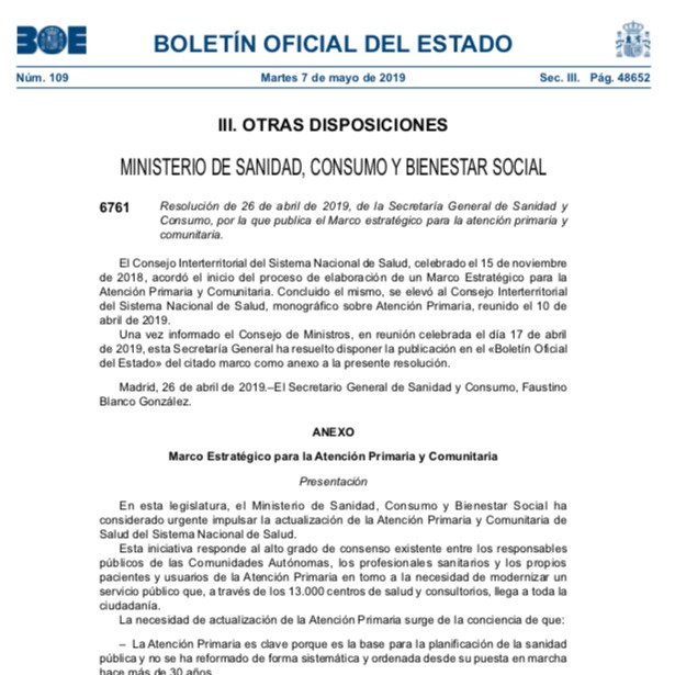 Novedades en el BOE referentes a la Enfermería Especialista en Pediatría